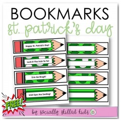 St. Patrick's Day Book Marks | Freebie